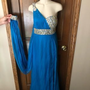 Prima Dona Blue Gown